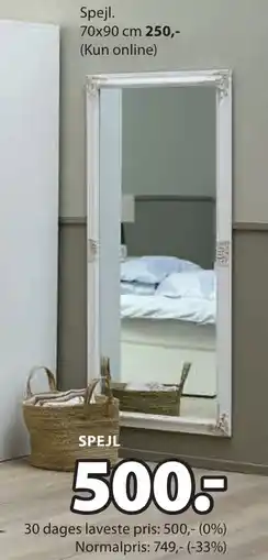 JYSK Spejl. tilbud