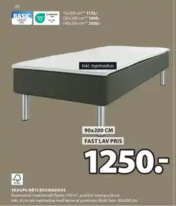JYSK Skaupa bb15 boxmadras tilbud