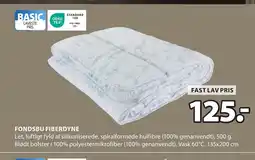 JYSK FONDSBU FIBERDYNE tilbud