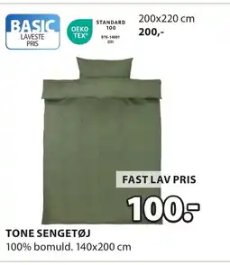 JYSK TONE SENGETØJ tilbud