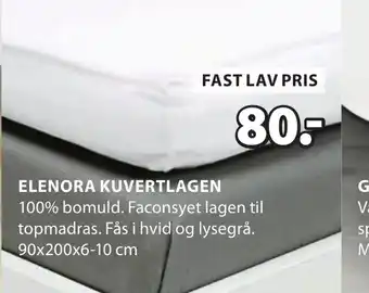 JYSK ELENORA KUVERTLAGEN tilbud