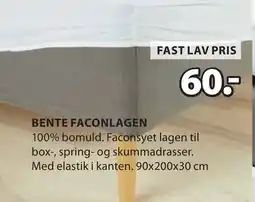 JYSK BENTE FACONLAGEN tilbud