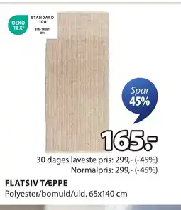 JYSK FLATSIV TÆPPE tilbud