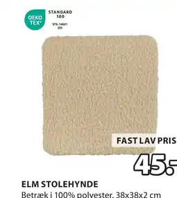 JYSK ELM STOLEHYNDE tilbud
