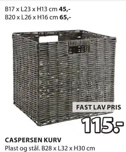 JYSK CASPERSEN KURV tilbud