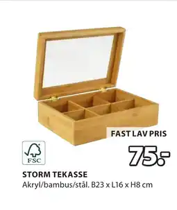 JYSK STORM TEKASSE tilbud