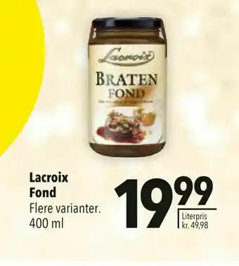 Citti Lacroix Fond tilbud