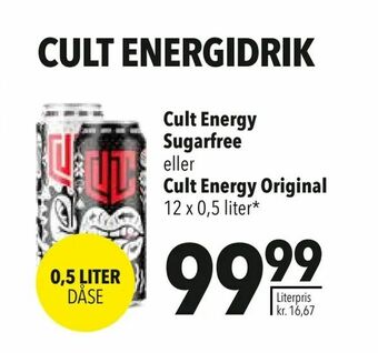 Citti Cult Energy Sugarfree eller Cult Energy Original tilbud