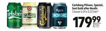 Citti Carlsberg Pilsner, Special, Sort Guld eller Nordic tilbud