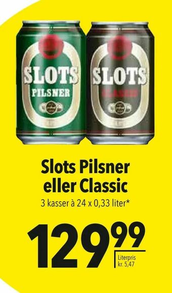 Citti Slots Pilsner eller Classic tilbud