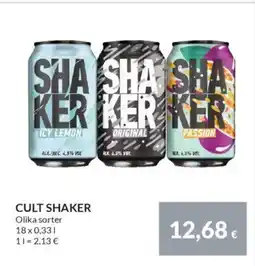 Nielsen's Discount CULT SHAKER tilbud