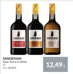 Nielsen's Discount SANDEMAN Ruby, Tawny el. White tilbud