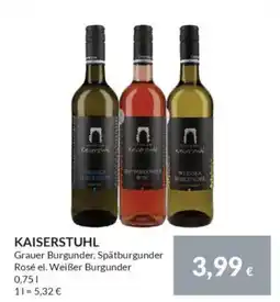 Nielsen's Discount KAISERSTUHL Grauer Burgunder, Spätburgunder tilbud