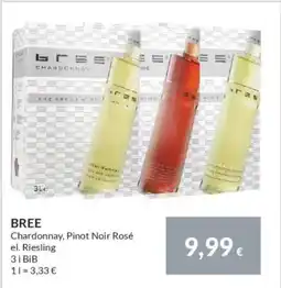 Nielsen's Discount BREE Chardonnay, Pinot Noir Rosé tilbud