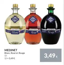 Nielsen's Discount MEDINET Blanc, Rosé el. Rouge tilbud
