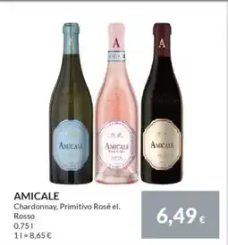 Nielsen's Discount AMICALE Chardonnay, Primitivo Rosé el. tilbud