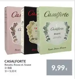 Nielsen's Discount CASALFORTE Rosato, Rosso el. Soave tilbud