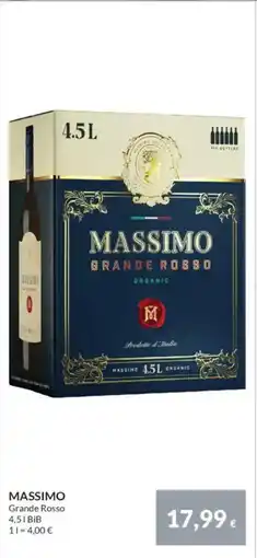 Nielsen's Discount MASSIMO Grande Rosso tilbud
