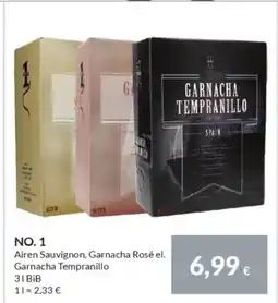 Nielsen's Discount NO. 1 Airen Sauvignon, Garnacha Rosé el. Garnacha Tempranillo tilbud