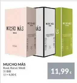 Nielsen's Discount MUCHO MÁS Rosé, Rot el. Weiß tilbud