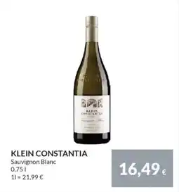 Nielsen's Discount KLEIN CONSTANTIA Sauvignon Blanc tilbud