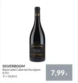 Nielsen's Discount SILVERBOOM Black Label Cabernet Sauvignon tilbud