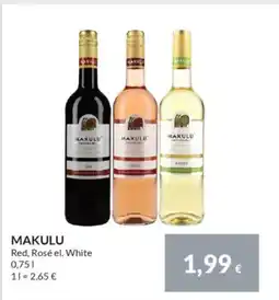 Nielsen's Discount MAKULU Red, Rosé el. White tilbud