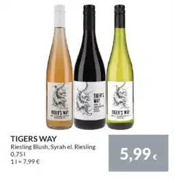 Nielsen's Discount TIGE Riesling Blush, Syrah el. Riesling RS WAY tilbud