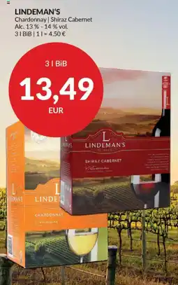 Nielsen's Discount LINDEMAN'S Chardonnay | Shiraz Cabernet tilbud