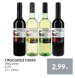 Nielsen's Discount CROCODILE CREEK Olika sorter tilbud
