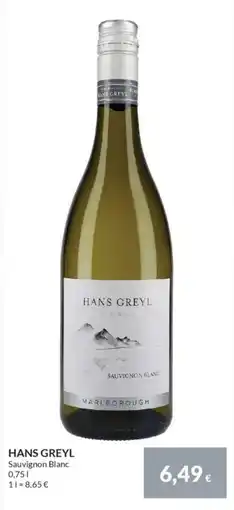 Nielsen's Discount HANS GREYL Sauvignon Blanc tilbud