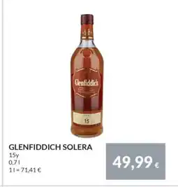 Nielsen's Discount GLENFIDDICH SOLERA 15y tilbud