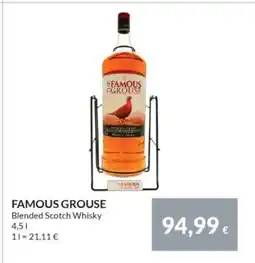Nielsen's Discount FAMOUS GROUSE Blended Scotch Whisky tilbud