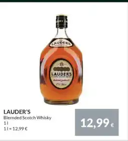 Nielsen's Discount LAUDER'S Blended Scotch Whisky tilbud