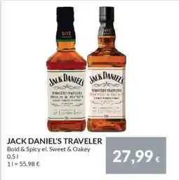 Nielsen's Discount JACK DANIEL'S TRAVELER Bold & Spicy el. Sweet & Oakey tilbud