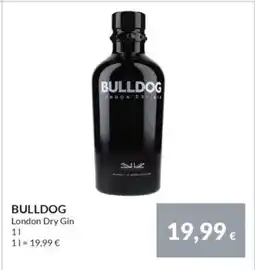 Nielsen's Discount BULLDOG London Dry Gin tilbud