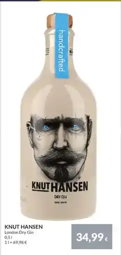 Nielsen's Discount KNUT HANSEN London Dry Gin tilbud