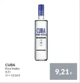 Nielsen's Discount CUBA Pure Vodka tilbud