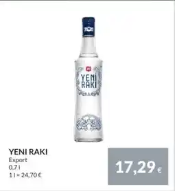Nielsen's Discount YENI RAKI Export tilbud