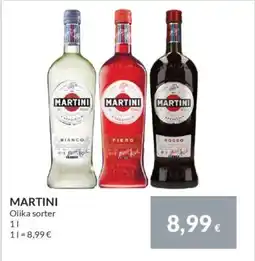 Nielsen's Discount MARTINI Olika sorter tilbud