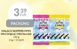 Nielsen's Discount MALACO skippers pipes mini original/mini sea salt tilbud