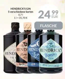 Nielsen's Discount HENDRICK'S GIN 5 verschiedene Sorten tilbud