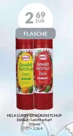 Nielsen's Discount HELA CURRY GEWÜRZKETCHUP Delikat/Leicht scharf tilbud