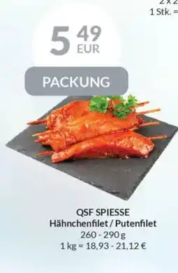 Nielsen's Discount QSF SPIESSE Hähnchenfilet/Putenfilet tilbud