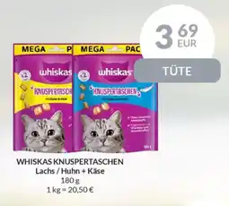 Nielsen's Discount WHISKAS knuspertaschen lachs/huhn + käse tilbud