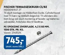 Davidsen FISCHER TERRASSESKRUER C5/BZ tilbud