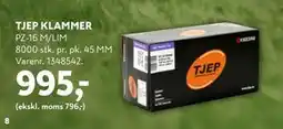 Davidsen TJEP KLAMMER tilbud