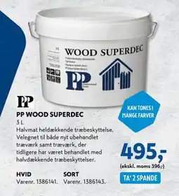 Davidsen PP WOOD SUPERDEC tilbud