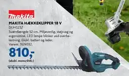Davidsen MAKITA HÆKKEKLIPPER 18 V tilbud