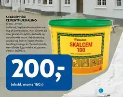 Davidsen SKALCEM 100 CEMENTMURMALING tilbud